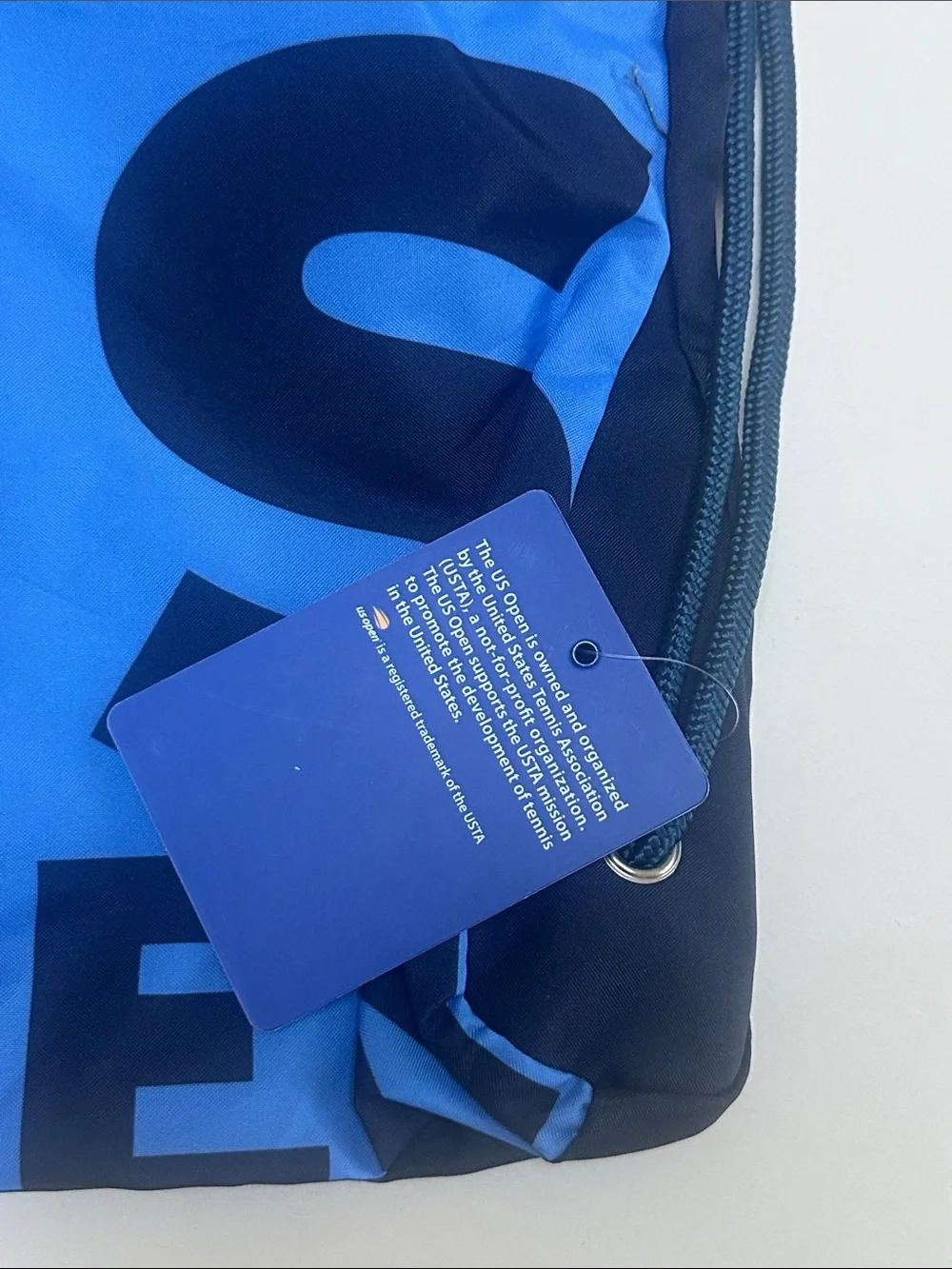 🆕 🎾 US OPEN Men's Blue Drawstring bag Athletic Training NWT